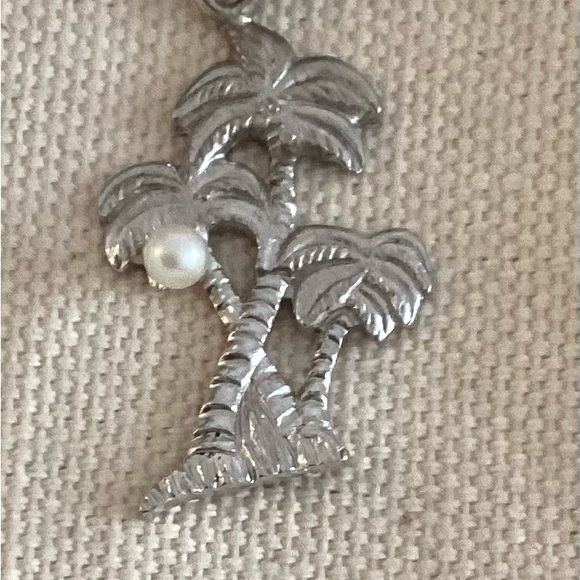 Jewelry - VINTAGE STERLING SILVER PALM TREE CHARM